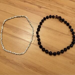 Hawaiian Kukui nut and Shell Lei Set